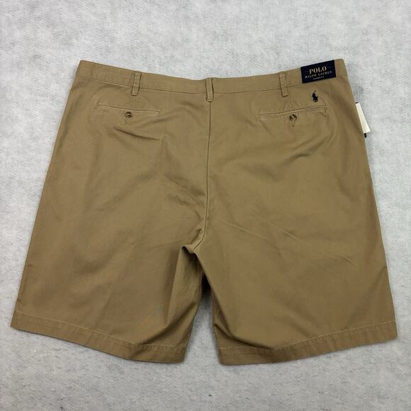 Polo Ralph Lauren Shorts Mens 50B Tan Chino Classic Fit Preppy NEW - Picture 5 of 14